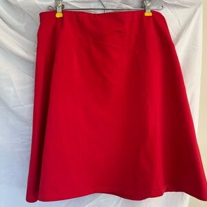 Patagonia Bright Red Pull-on A-Line Skirt Size XS
